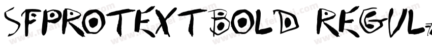 SFProTextBold Regula字体转换
